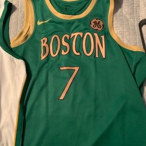 2 Boston Celtics Alternate Jerseys- Jayson Tatum & Jaylen Brown